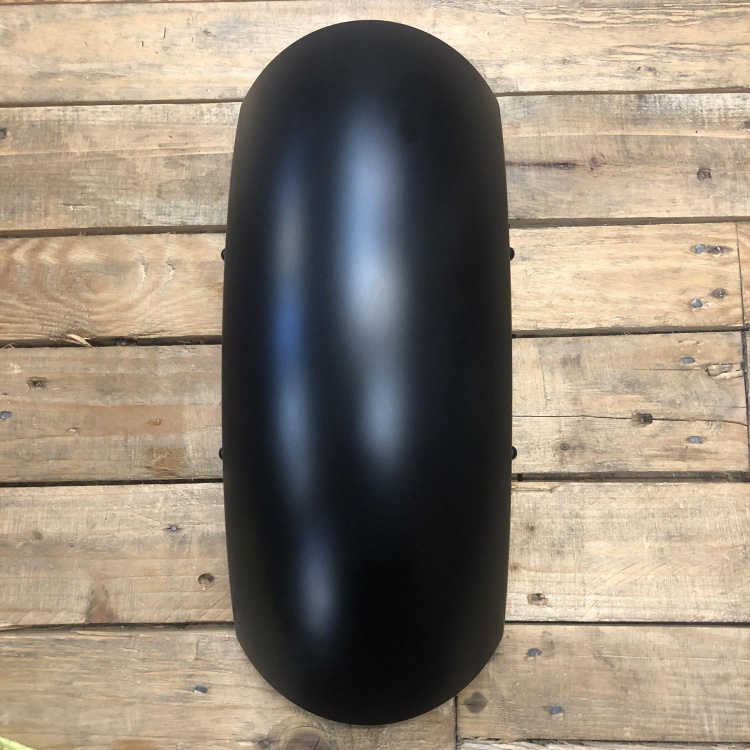 Indian Scout Bobber / Rogue front fender / mudguard in Onyx Black Smoke